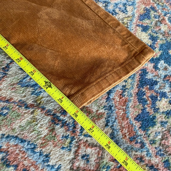 Everlane Baby Cord Cheeky Crop Brown Corduroy - waist size 24 - Picture 8 of 10